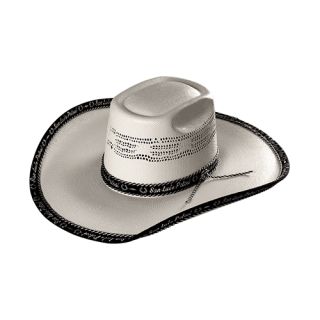 ESTAMPIDA Straw Hats Rio Bravo 50X Brown/Black