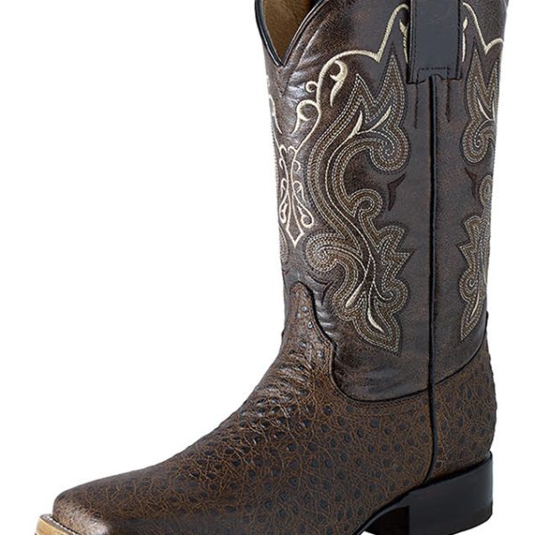 ESTAMPIDA Men´s Western Boots, Conag/Brown-Ostrich Print