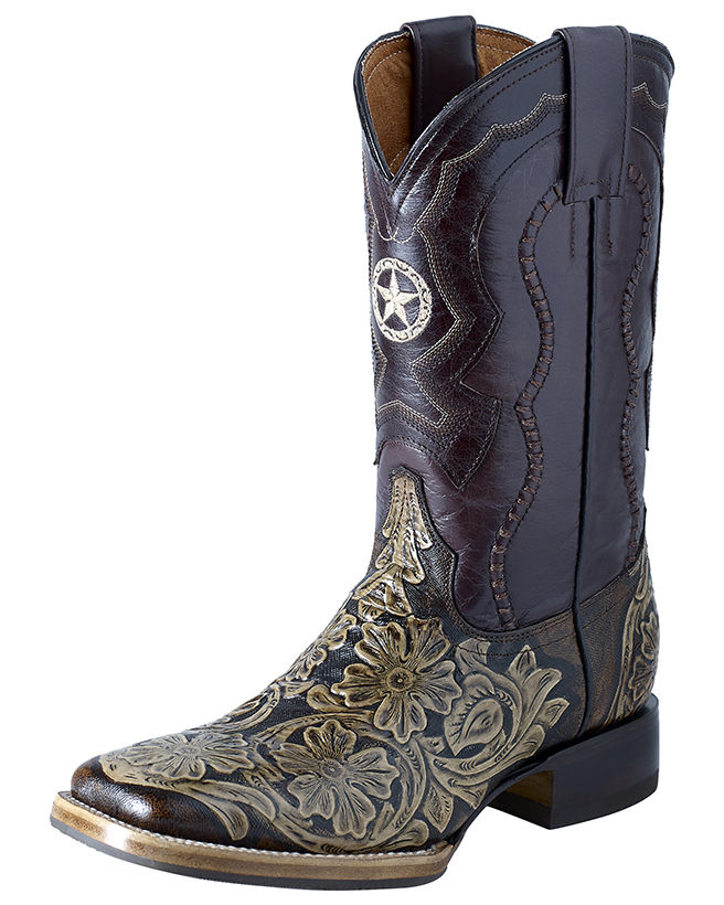 ESTAMPIDA Men´s Western Boots, Brown - Furia