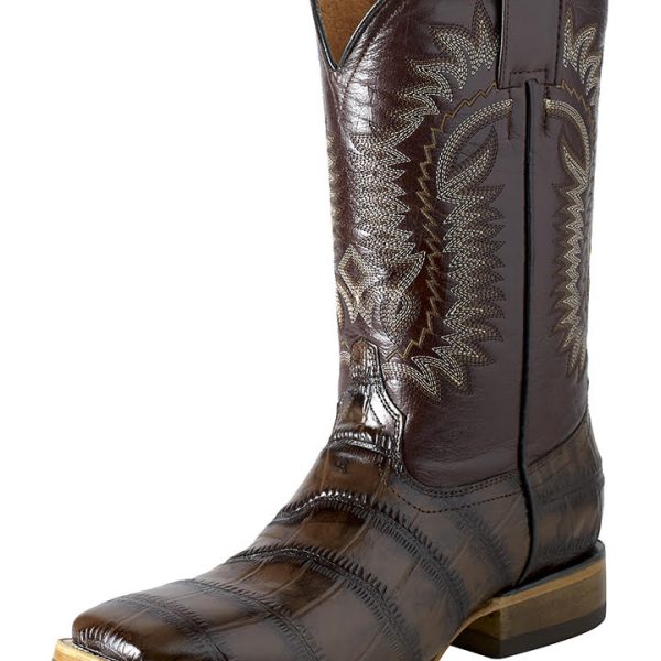 ESTAMPIDA Men´s Western Boots, Brown-Macro Coco Print