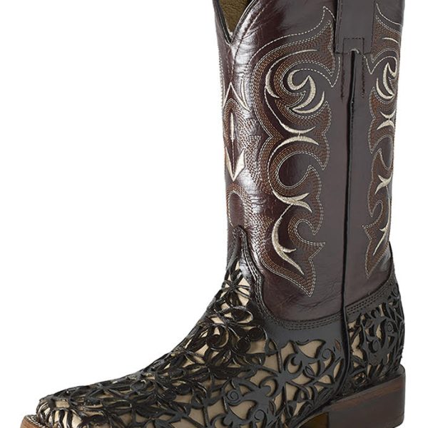 ESTAMPIDA Men´s Western Boots, Brown/Camel