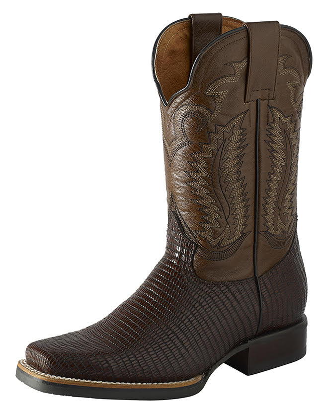 ESTAMPIDA Men´s Western Boots, Moka-Lizard Print - Furia