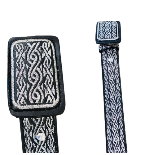 ESTAMPIDA – Belt for adult, machine embroidered