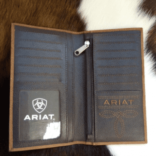 ARIAT USA FLAG PATCH BROWN RODEO - ACCESSORIES WALLET - A3548344