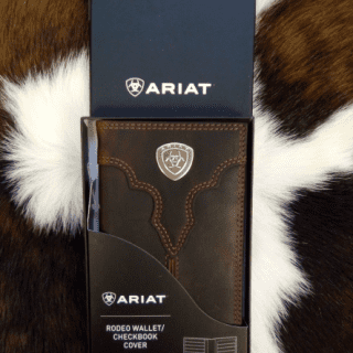 ARIAT CENTER BUMP SHIELD BROWN RODEO - ACCESSORIES WALLET - A3550002