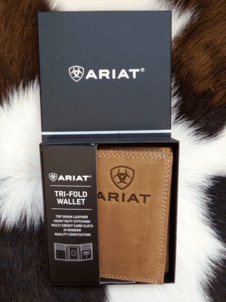 ARIAT TRIFOLD EMBOSSED LOGO MB - ACCESSORIES WALLET - A3548144