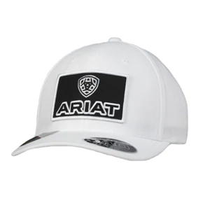 Ariat Men's Cap Horz Logo Flexfit White A300037005