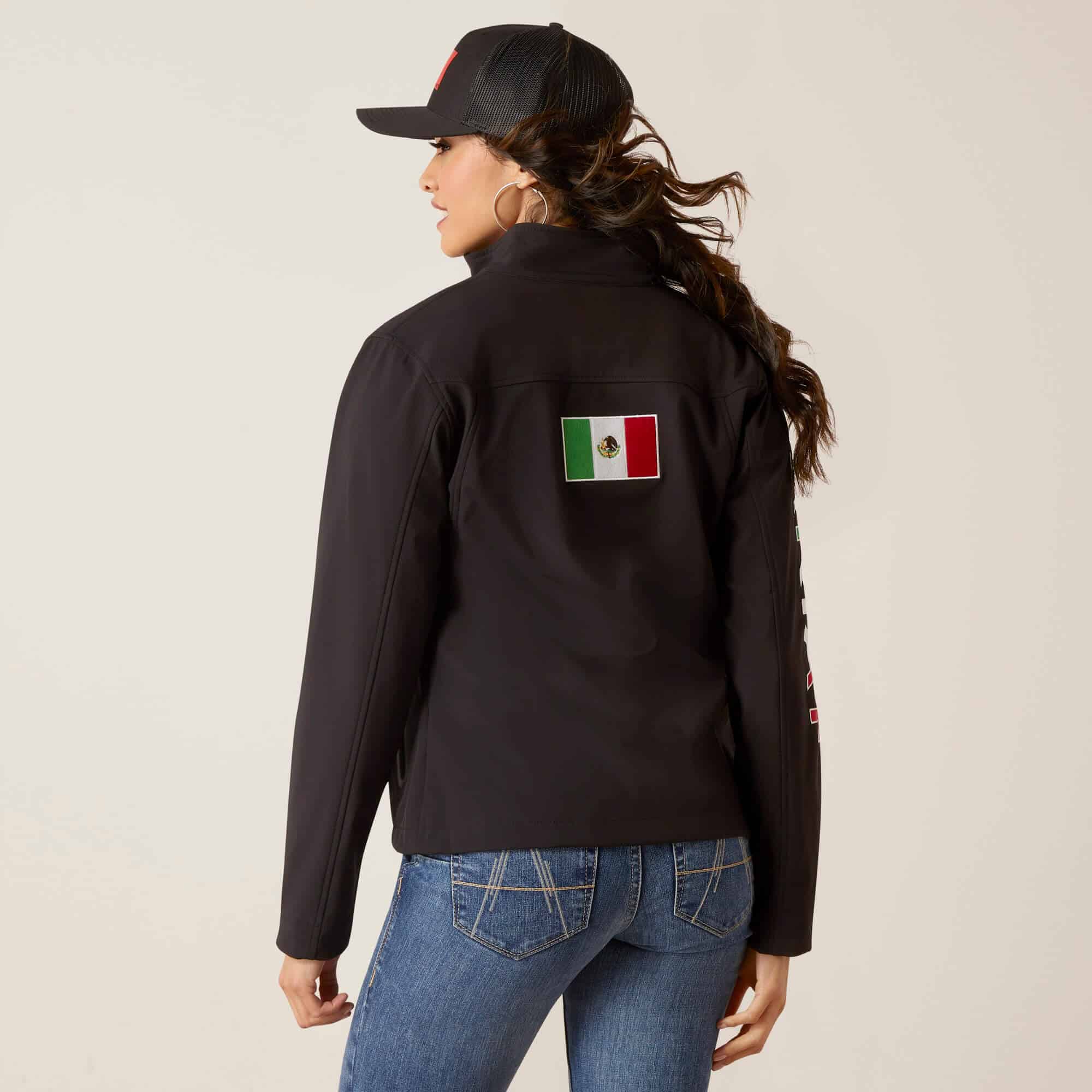 Ariat® Men's New Team Softshell Mexico Jacket - White