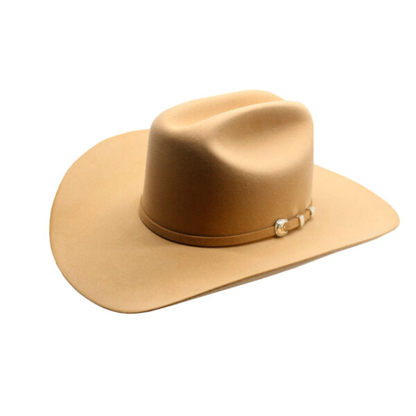 STETSON Shasta Butterscotch 10X Beaver Fur Felt Western Cowboy Hat