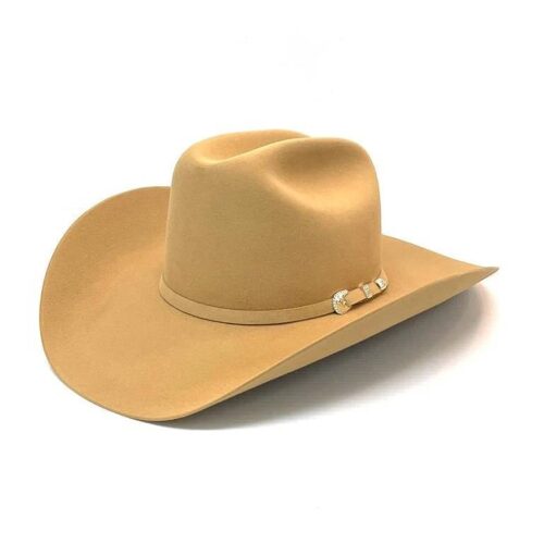 STETSON Shasta Butterscotch 10X Beaver Fur Felt Western Cowboy Hat