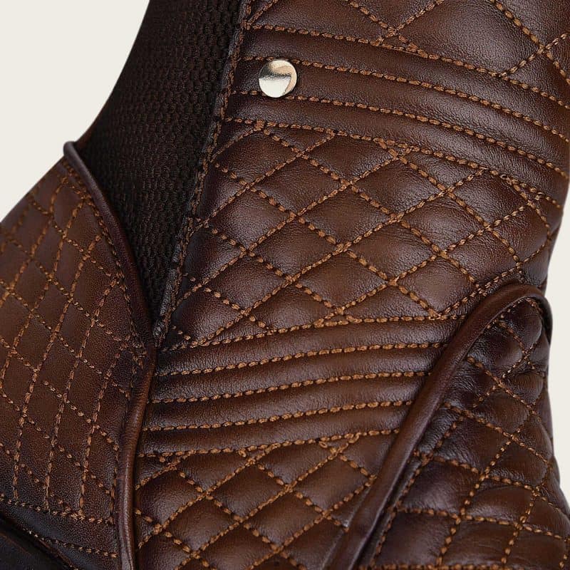 Cuadra Embroidered Brown Leather Boots CU402 3f37rs