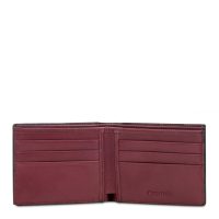 Cuadra Men's Black Genuine Ostrich Leather Bifold Wallet - DU469 B2910A1
