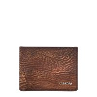 Cuadra Men's Honey Genuine Shark Leather Bifold Wallet DU272 - B2910TI