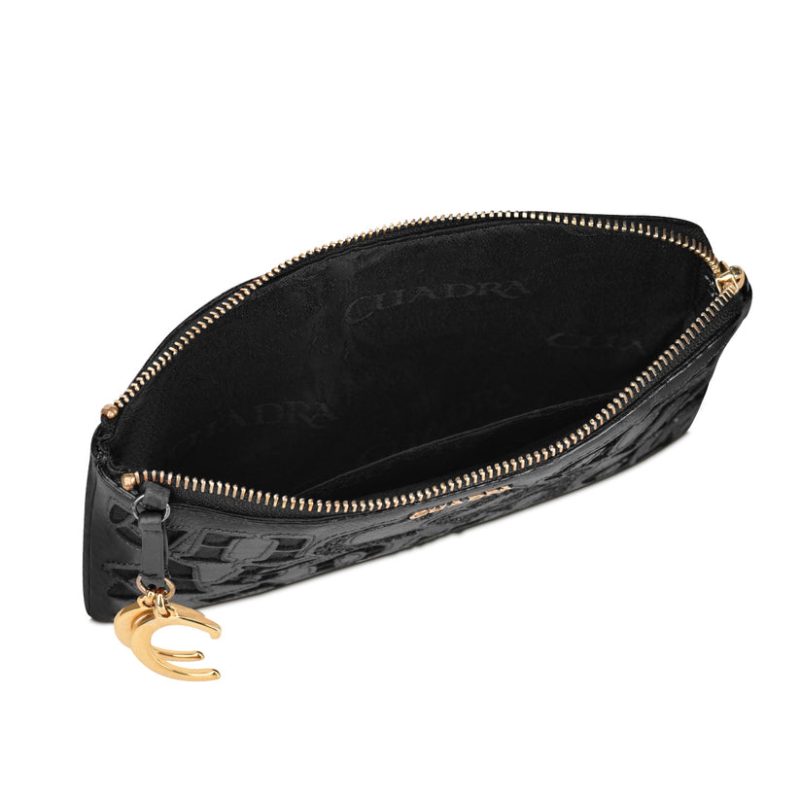 Cuadra Women's Black Genuine Stingray Leather Wristlet DU331 - BD192MA