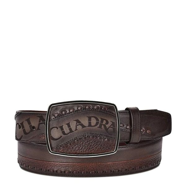 Cuadra Men's Leather Belt Brown - BC246