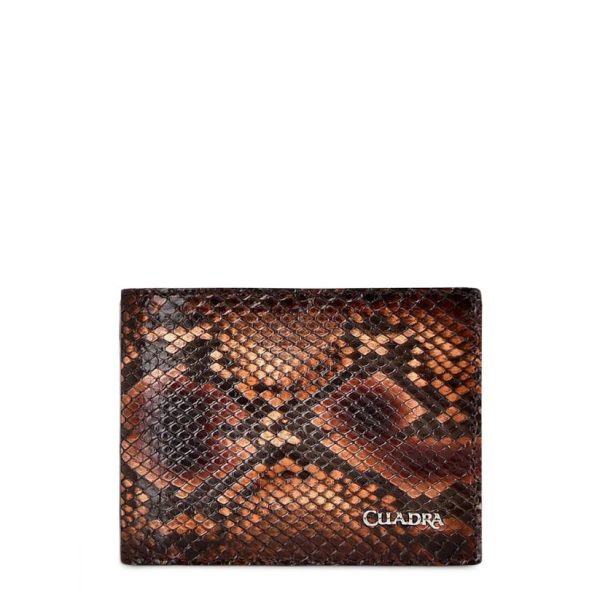 Men's Cuadra Python Wallet Honey Brown - DU465 - B2910PI