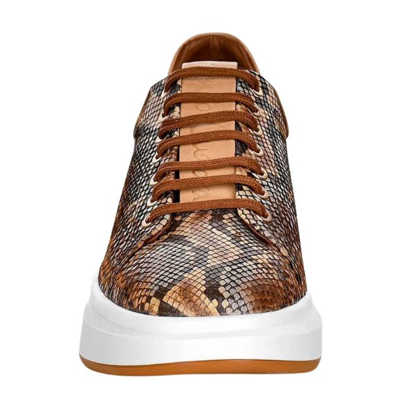 CUADRA Women Sneakers Brown Exotic Python Leather 4p4pbvl