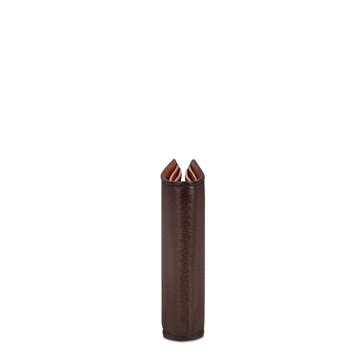 CUADRA Men's Brown Suede Stitching Wallet - Image 4