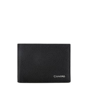 CUADRA Men's Black Suede Stitching Wallet