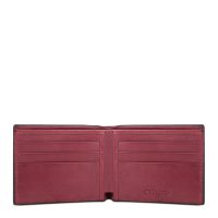 CUADRA Men's Black Suede Stitching Wallet