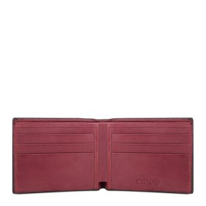 CUADRA Men's Black Suede Stitching Wallet