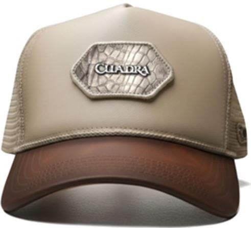Men's Honey Alligator Patch Western Cap