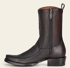 Men's Black Elephant Laser Cut Boot