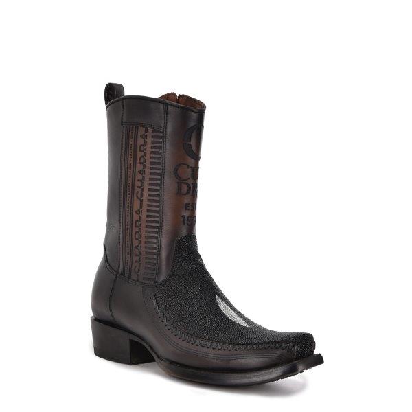 Exquisite Black Stingray Western Boots
