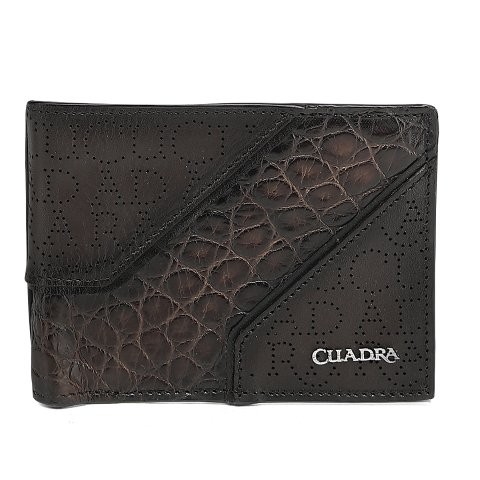 Chocolate Alligator Laser Wallet